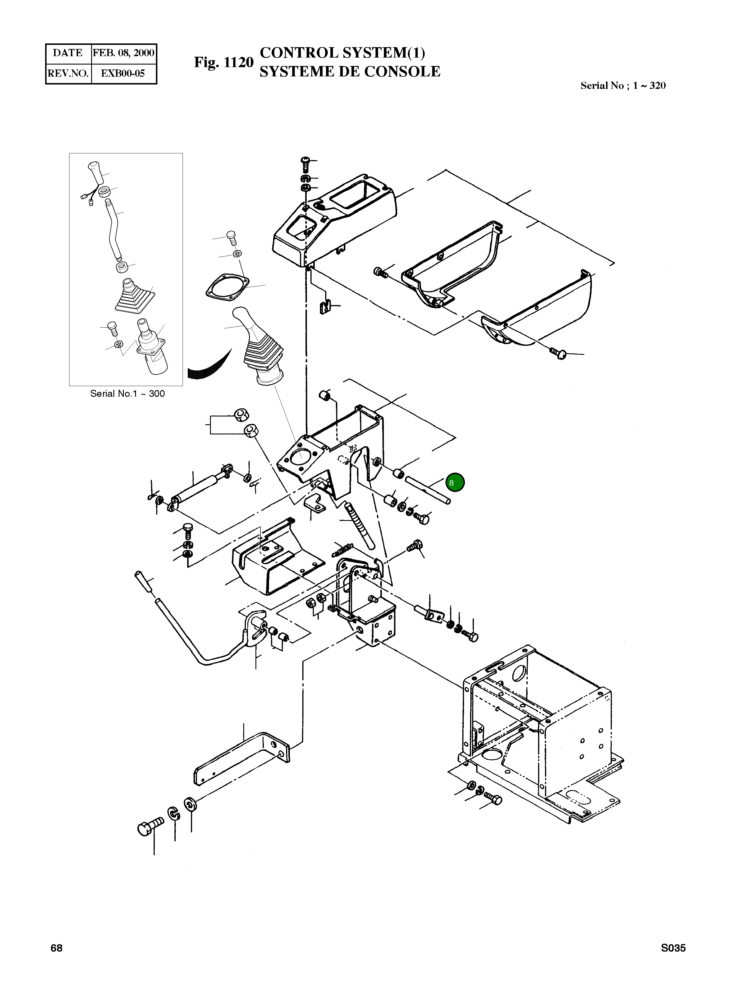 Вал 2123-2123 Komatsu