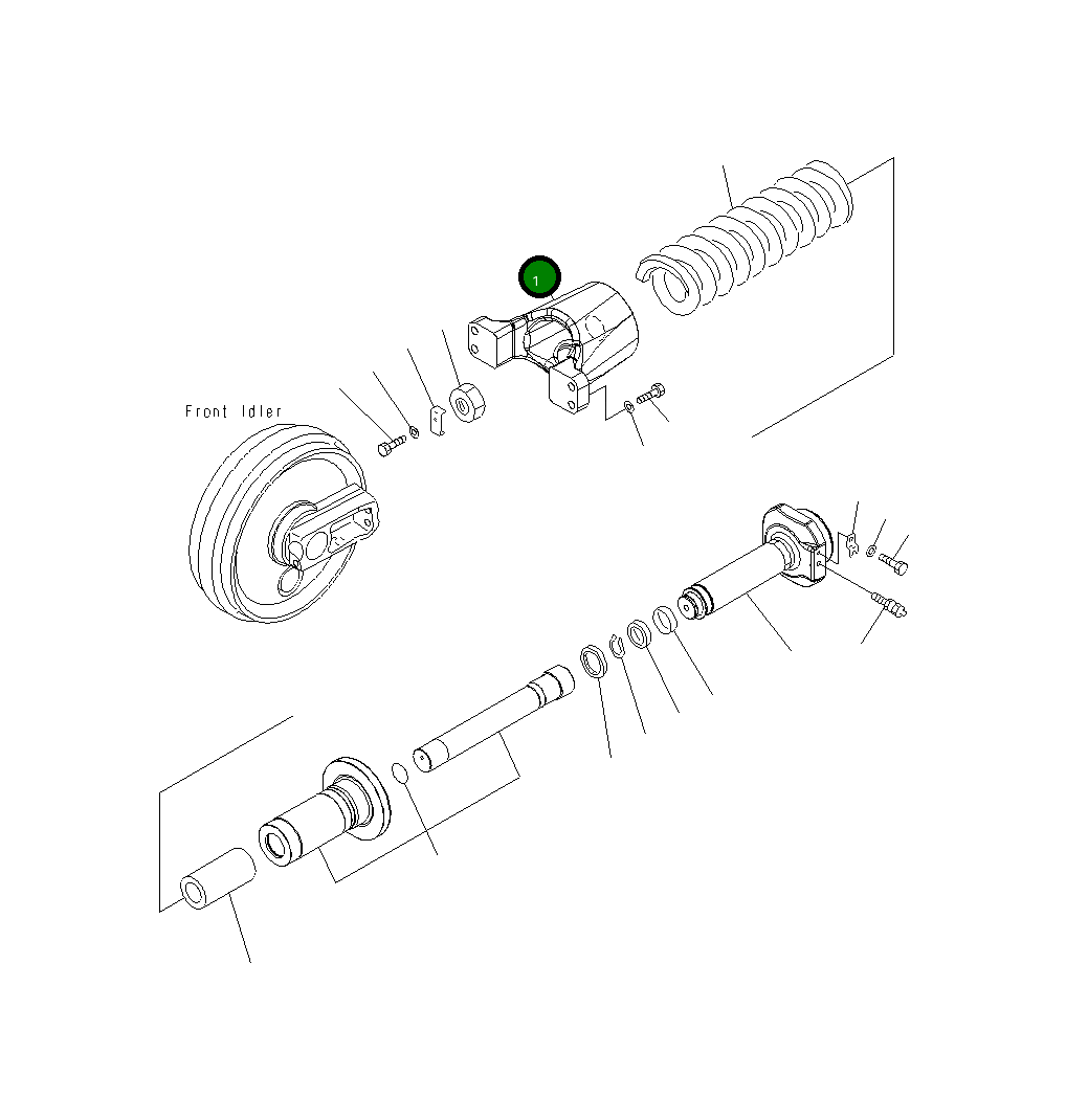 Вилка 20-830-41250 Komatsu