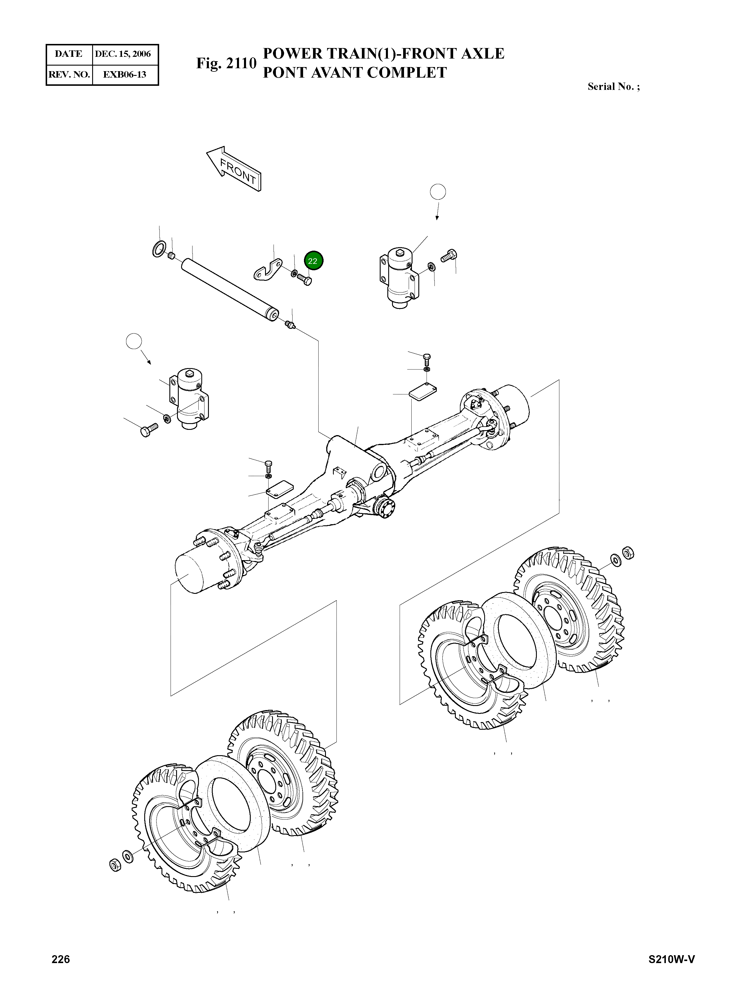 Болт M16X2.0X35 S0521356 Komatsu
