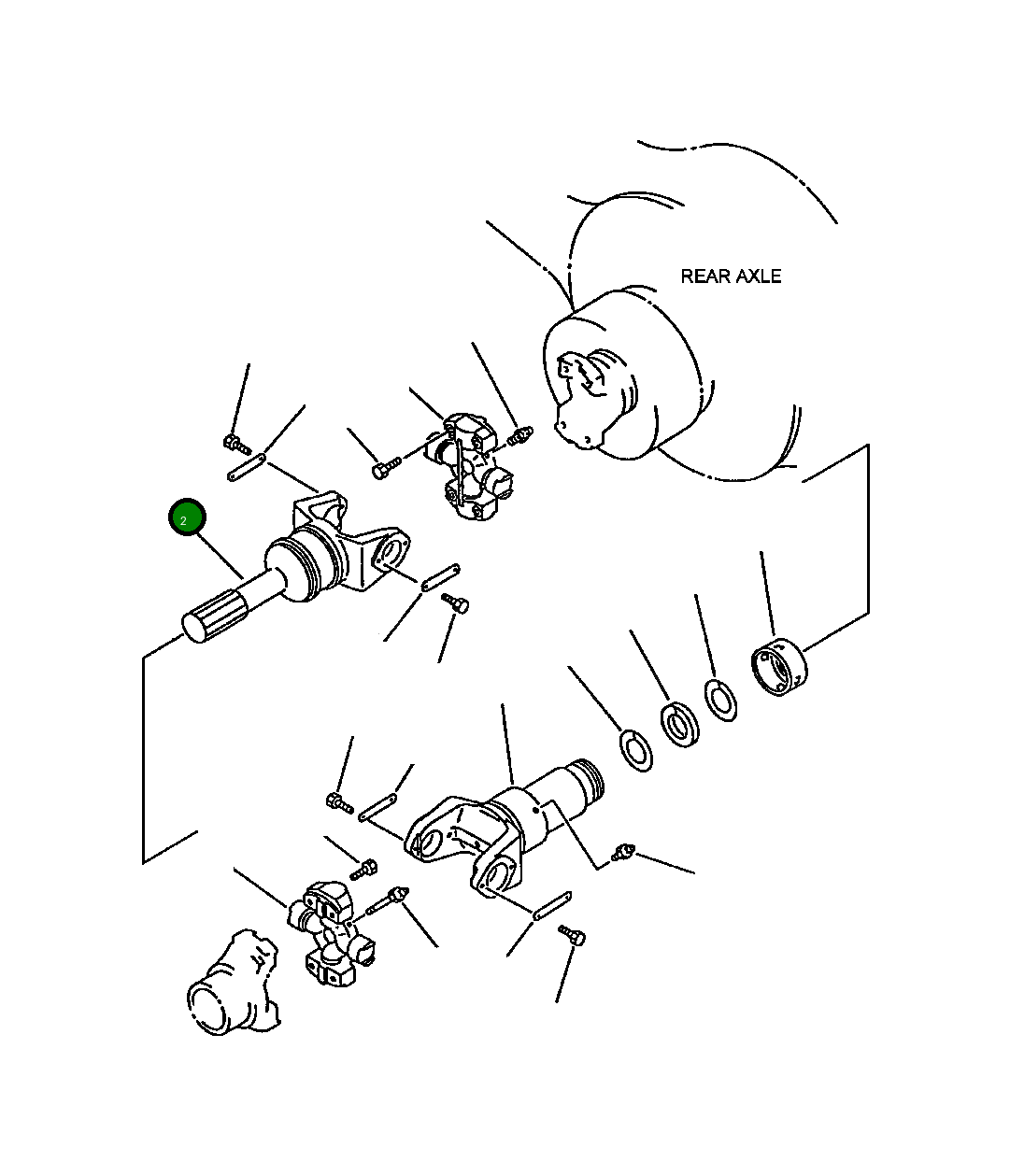 Вал 421-20-14732 Komatsu