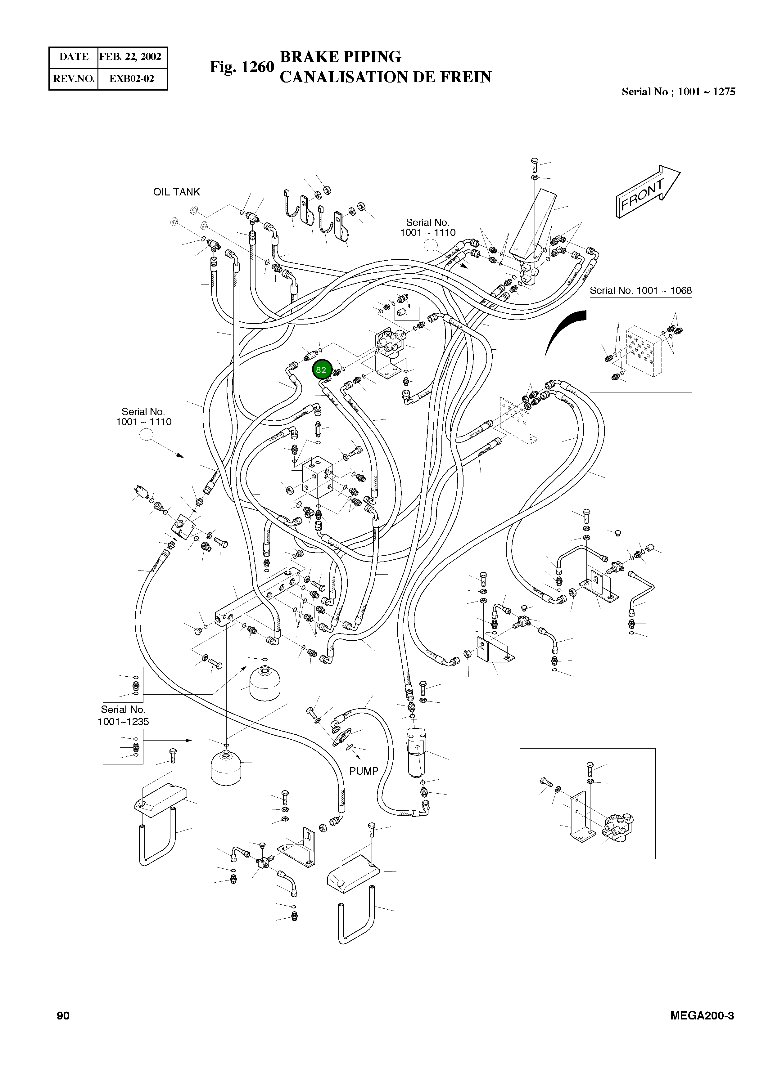 Адаптер PF3/8 2181-1126D10 Komatsu