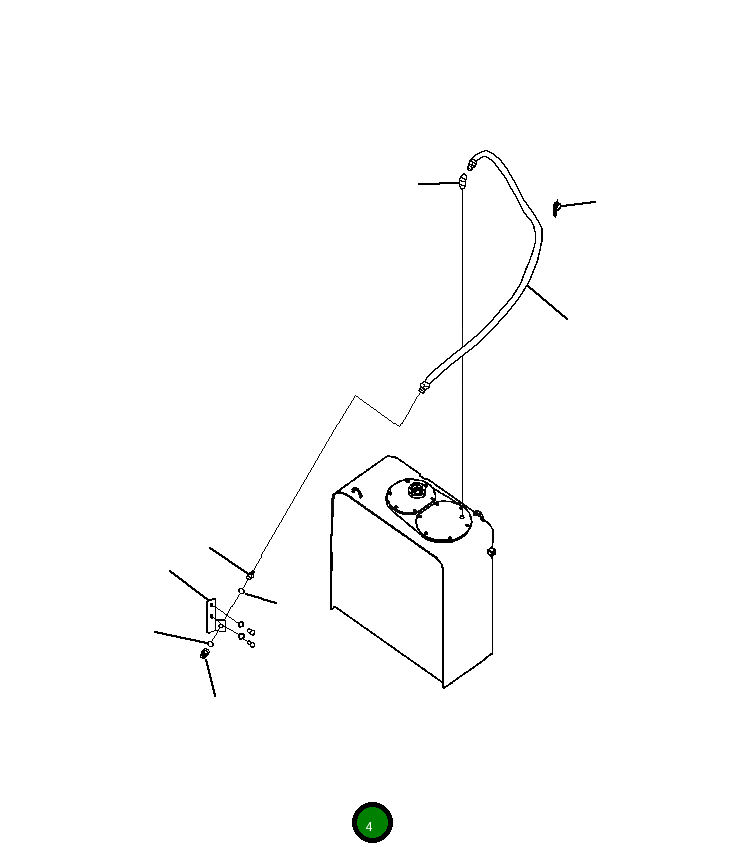 Адаптер FZ643445162 Komatsu