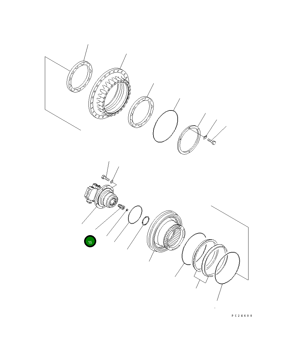 Вал 209-27-71111 Komatsu
