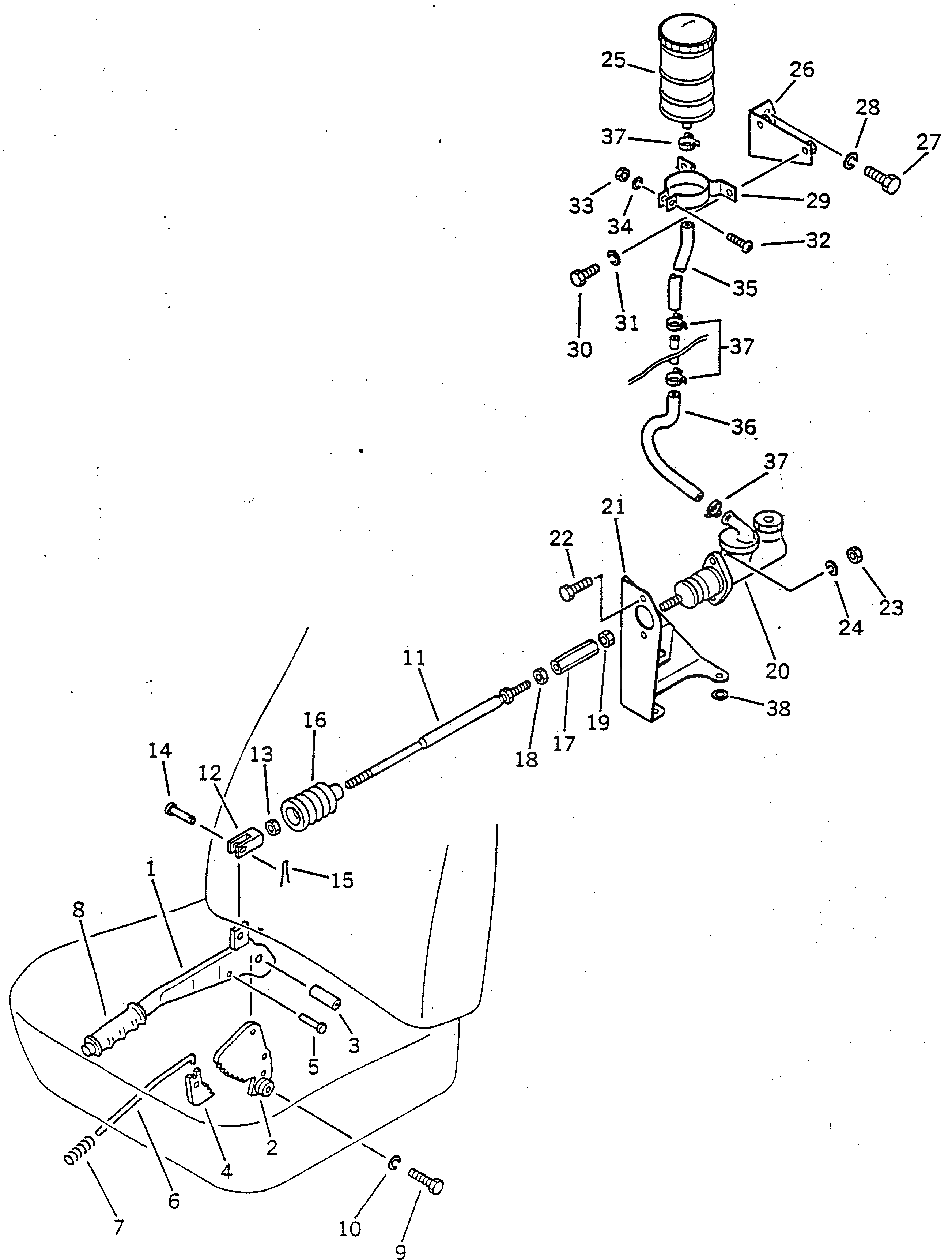 Вилка 22X-43-12660 Komatsu
