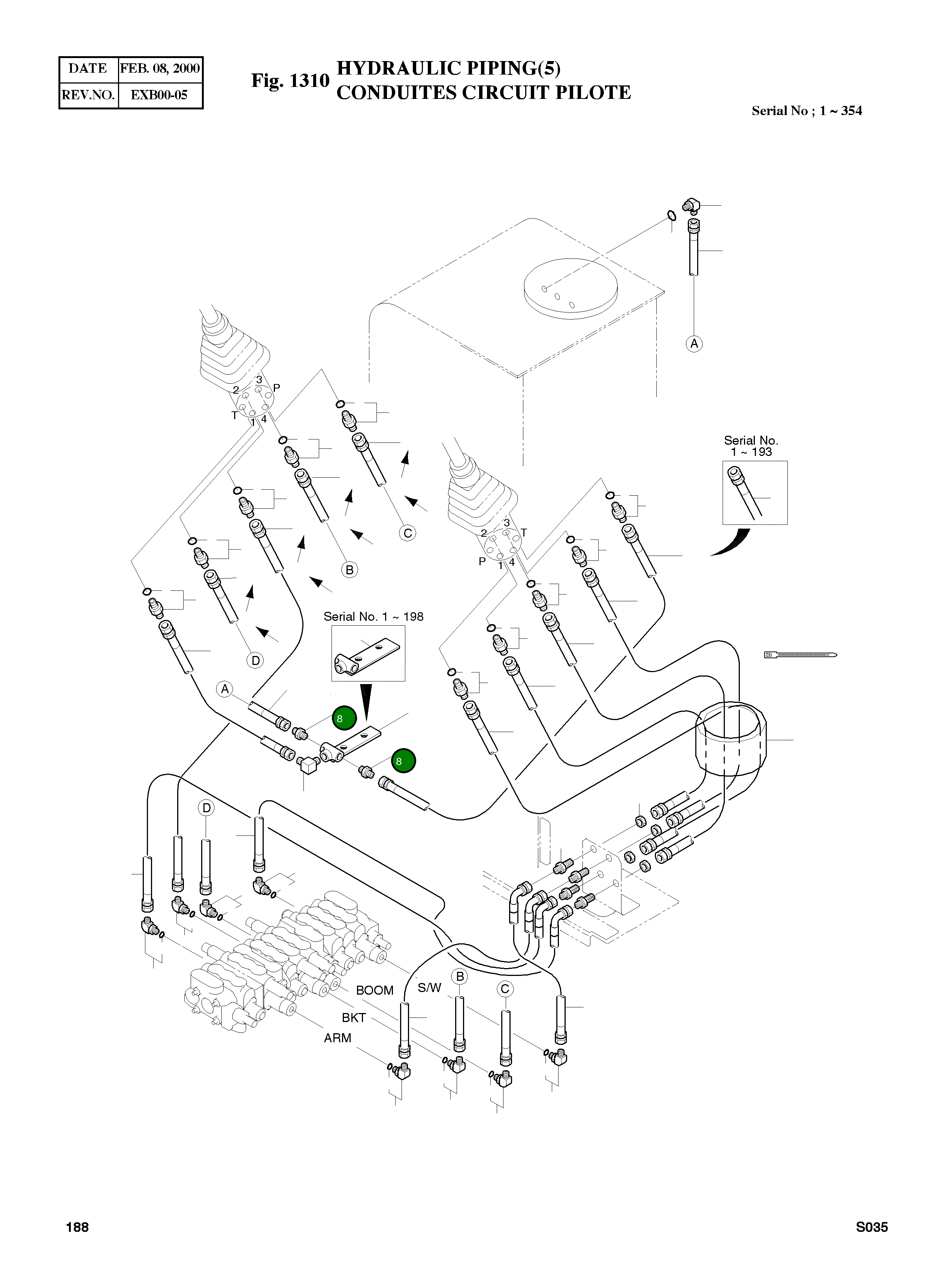 Адаптер PF1/4XPT1/4 2181-1110D38 Komatsu