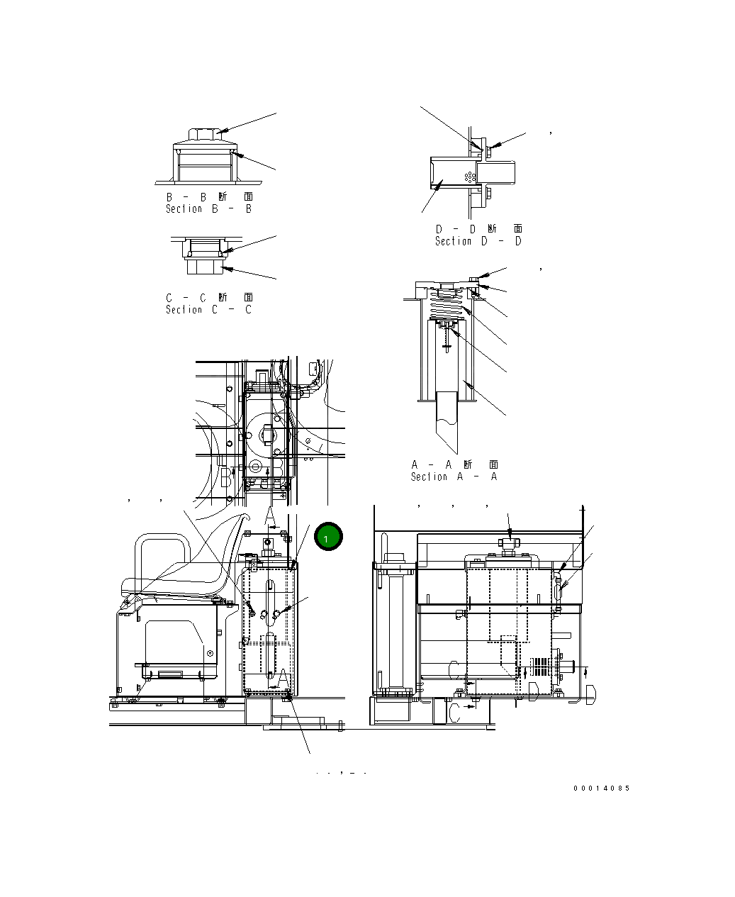 Бак 10P-60-11172 Komatsu