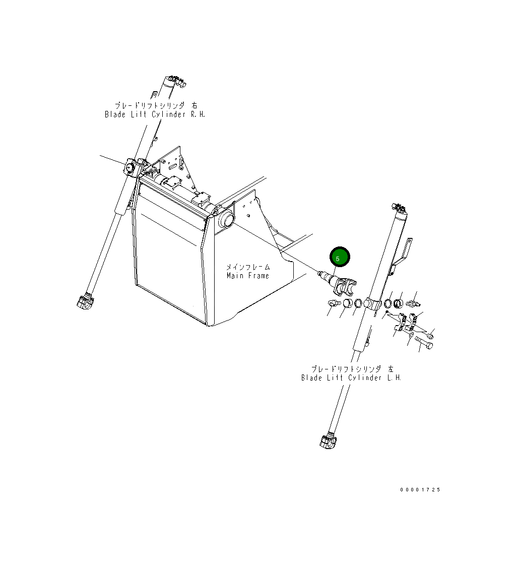 Вилка 154-61-75710 Komatsu