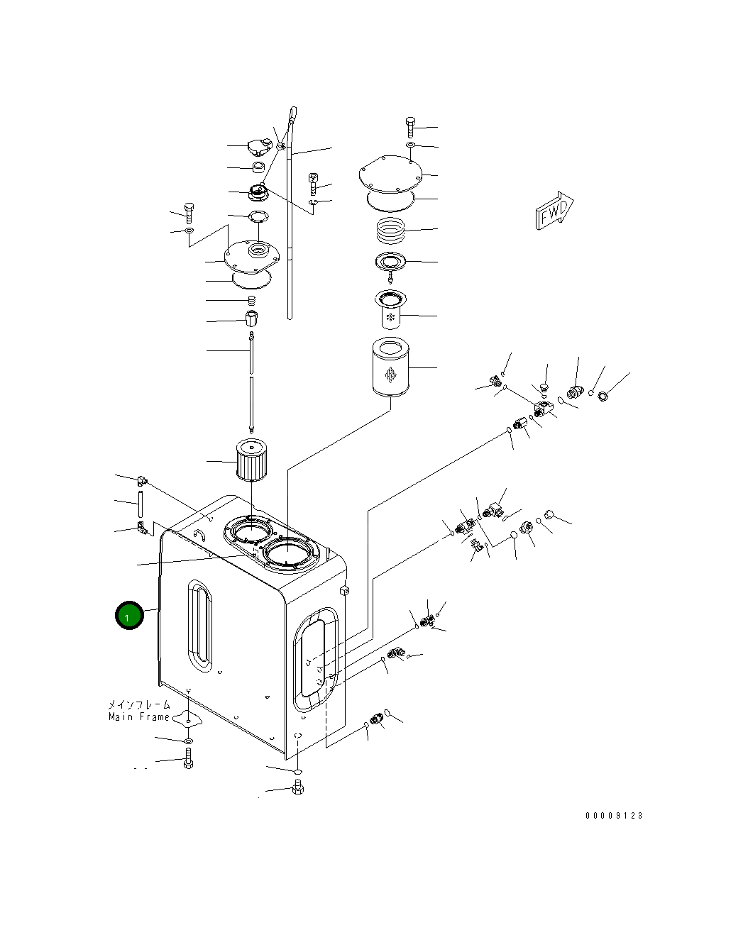 Бак 8240-60-1122 Komatsu