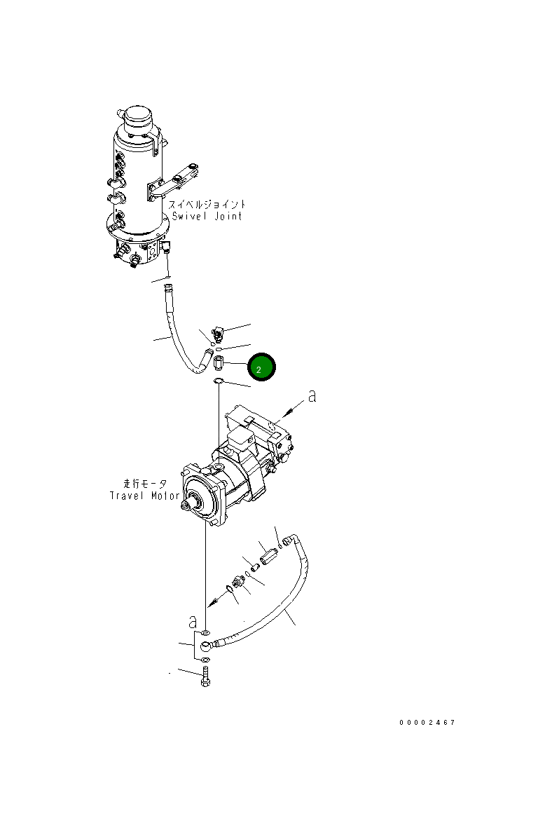 Адаптер 20G-62-K7231 Komatsu