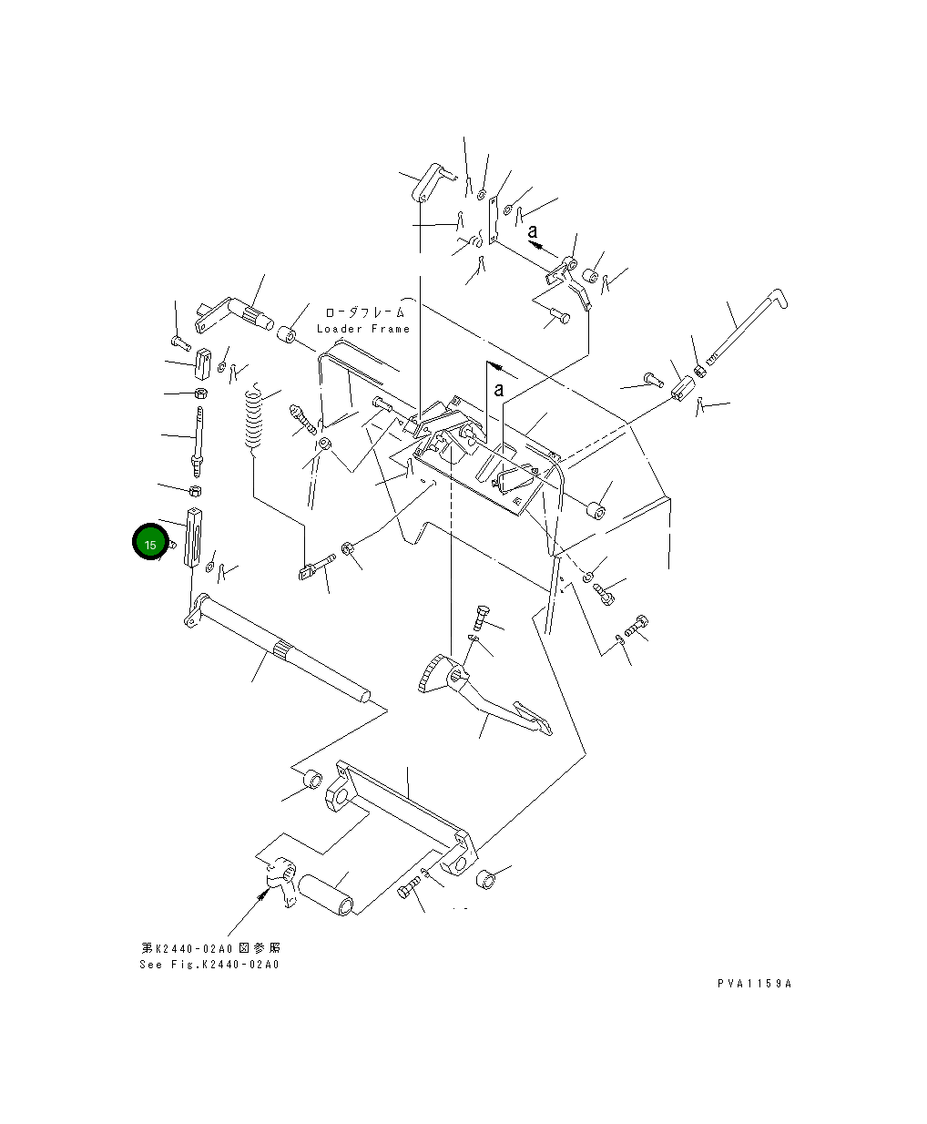 Вилка 20D-43-16181 Komatsu