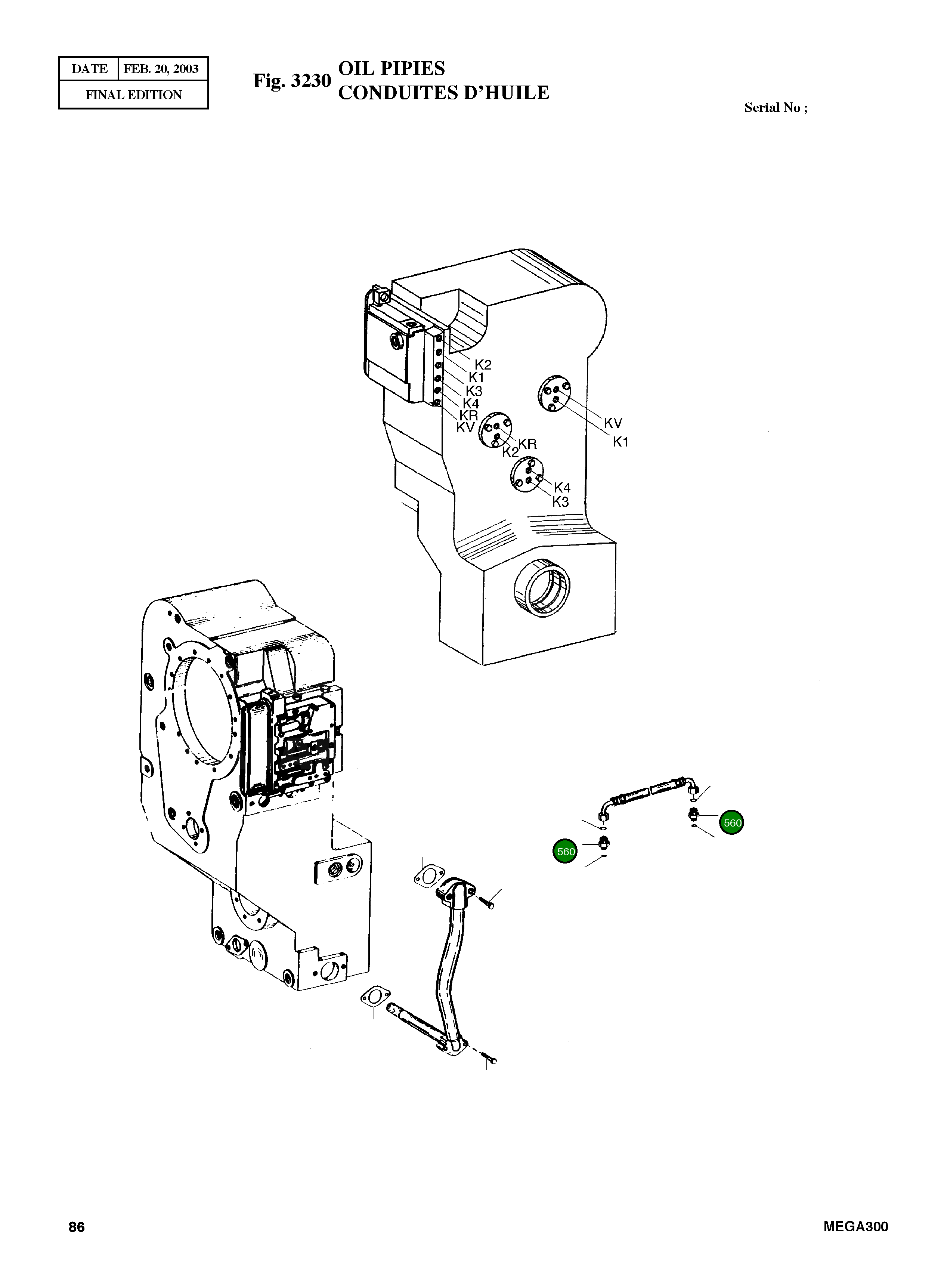 Адаптер 4644 306 411 Komatsu