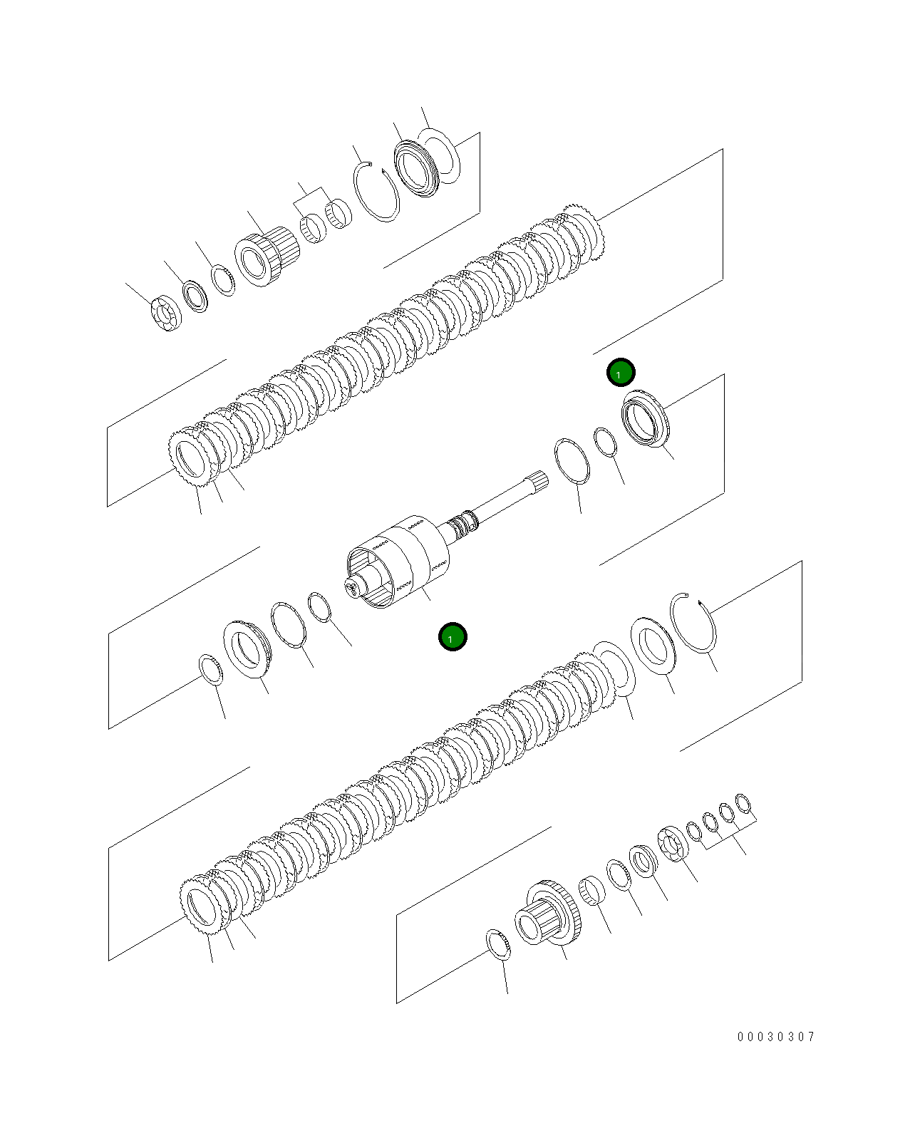 Вал 714-24-22110 Komatsu