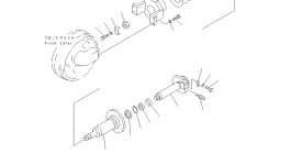 Вилка 206-30-55130 Komatsu