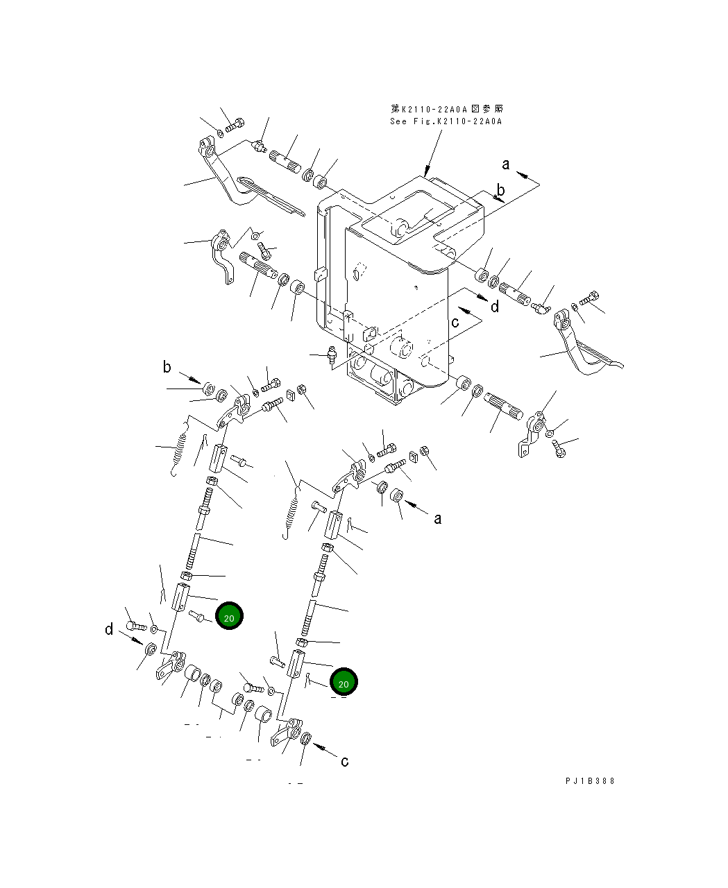 Вилка 176-43-43730 Komatsu