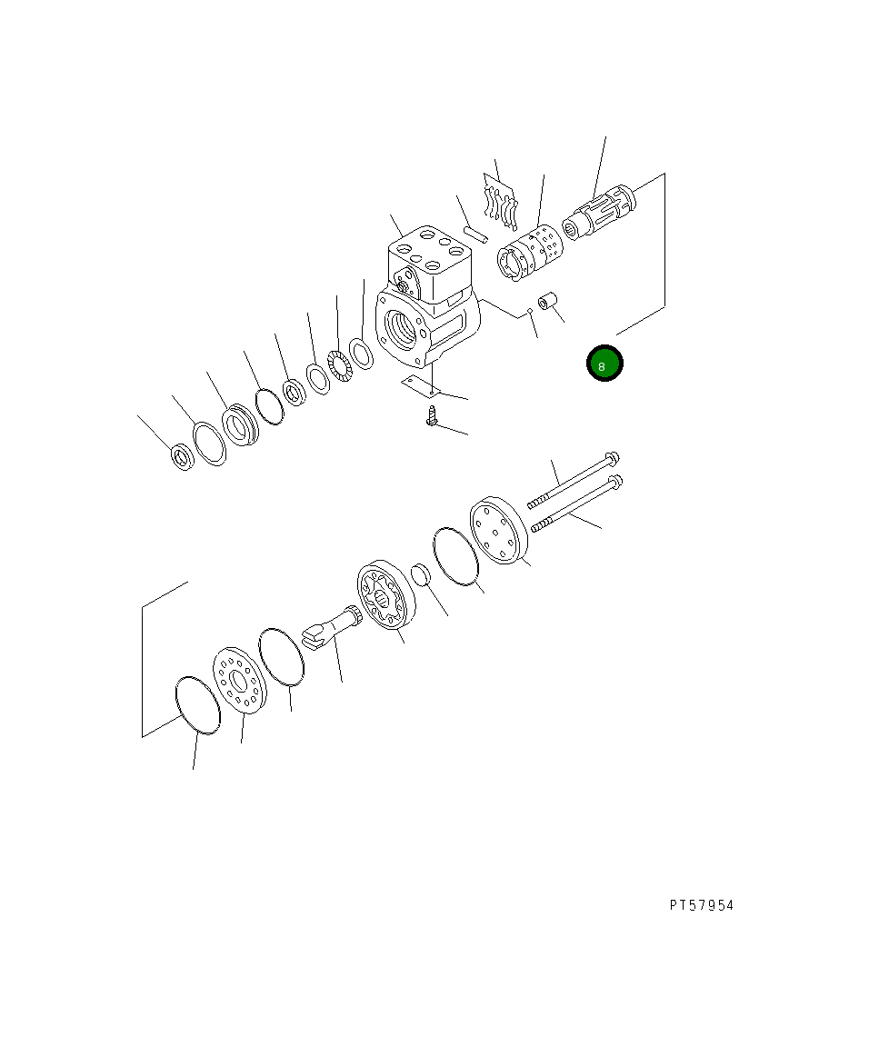 Адаптер 23D-40-31570 Komatsu