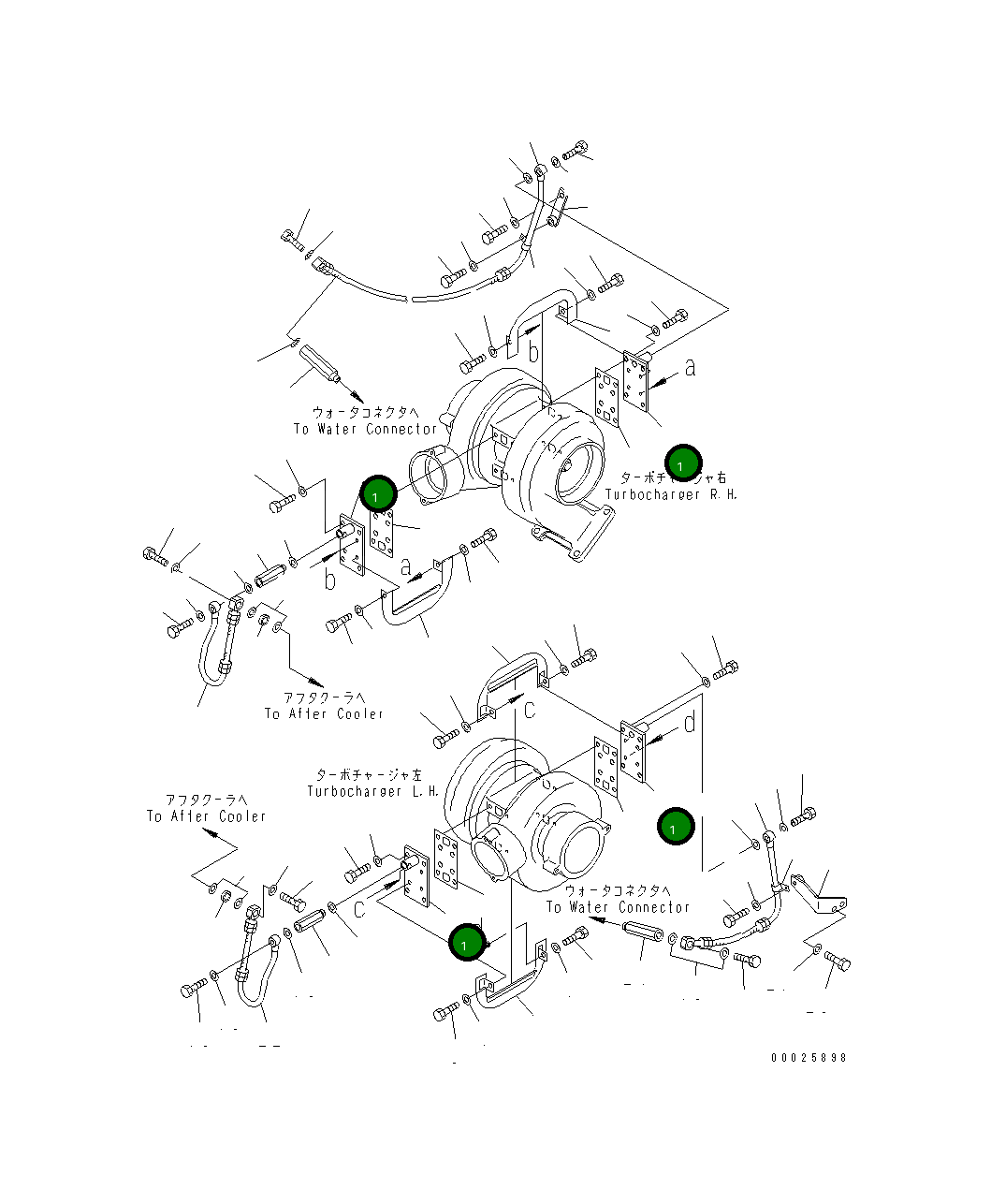 Адаптер 6166-61-7410 Komatsu
