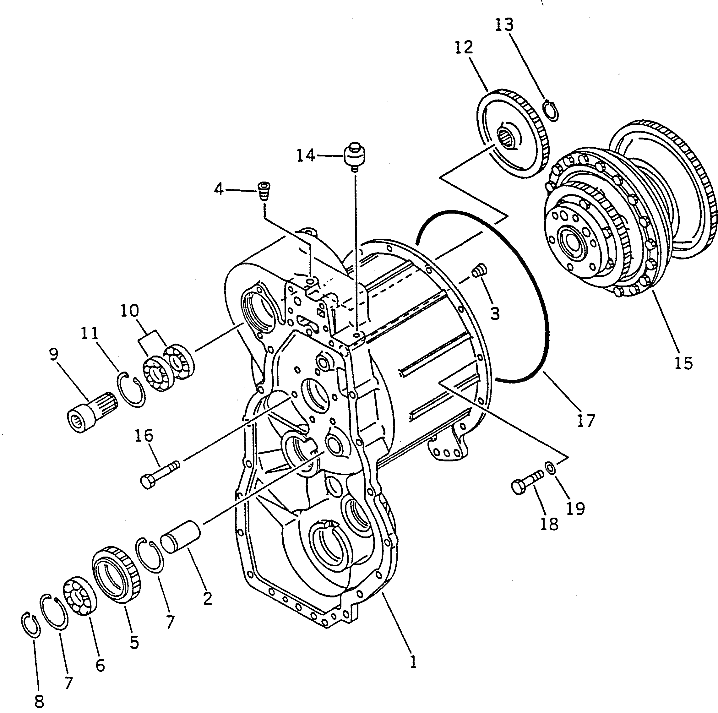 Вал 714-01-14110 Komatsu
