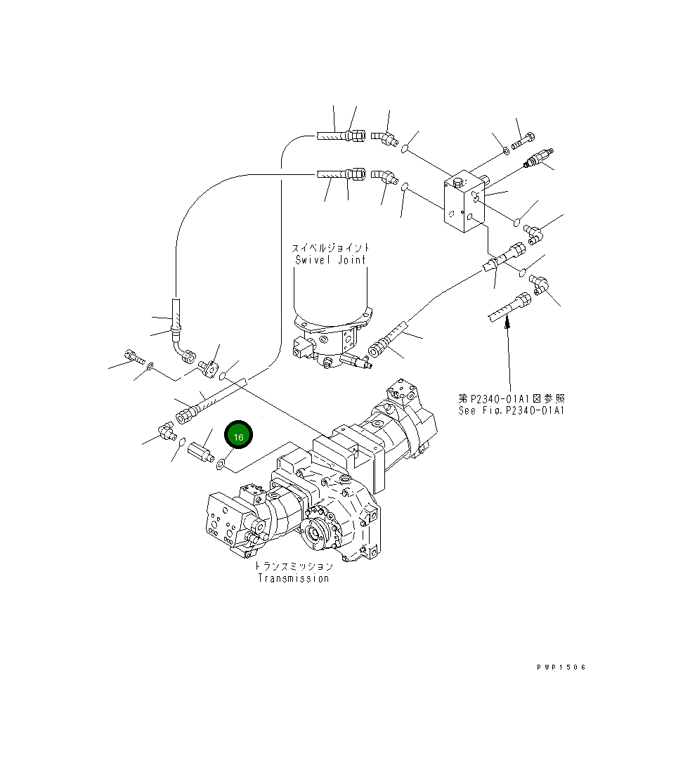 Адаптер 20G-62-K7520 Komatsu