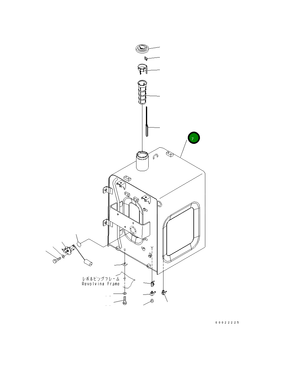 Бак 20G-04-31190 Komatsu