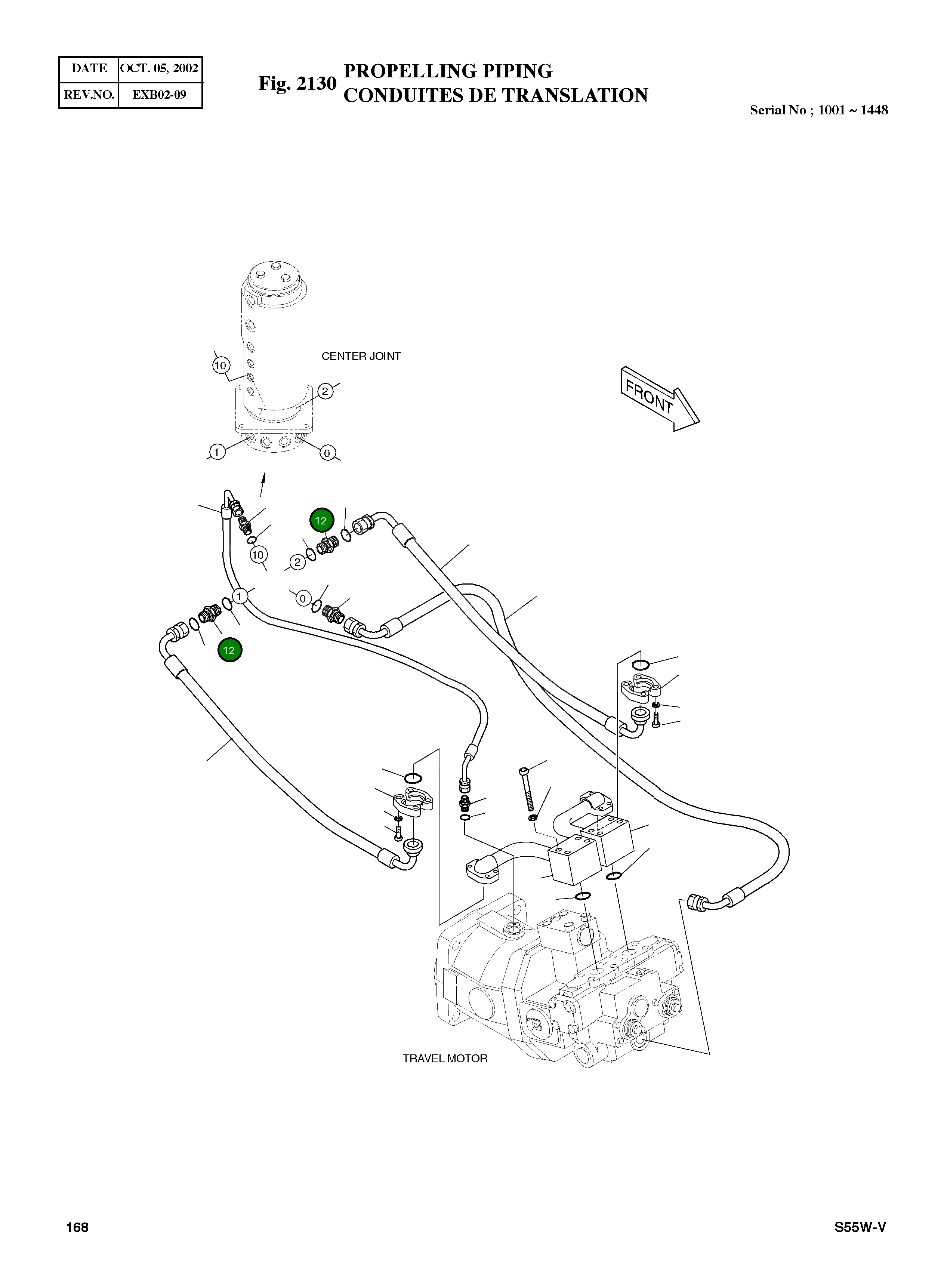 Адаптер 2181-4133D25 Komatsu