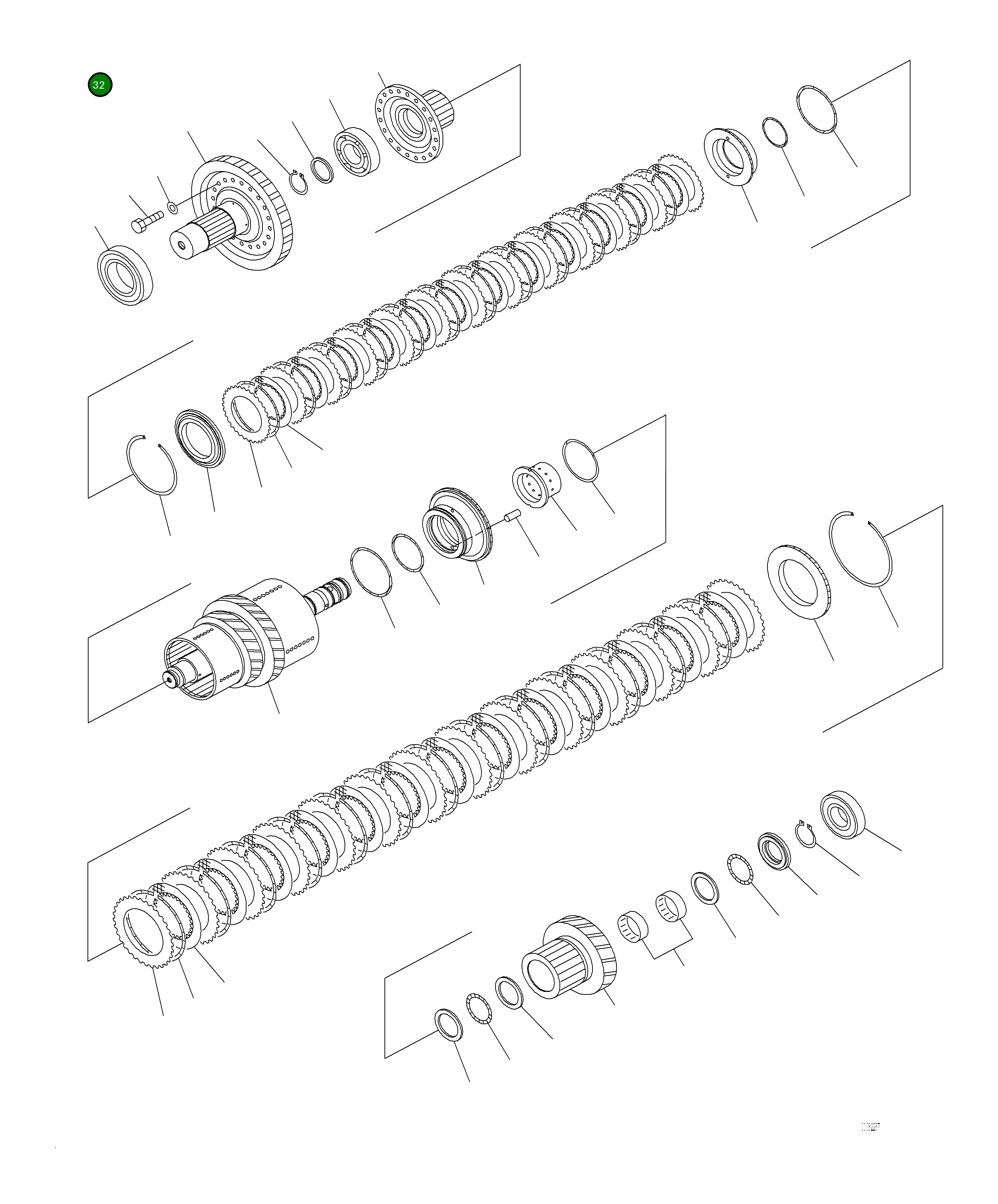 Вал 714-07-43342 Komatsu