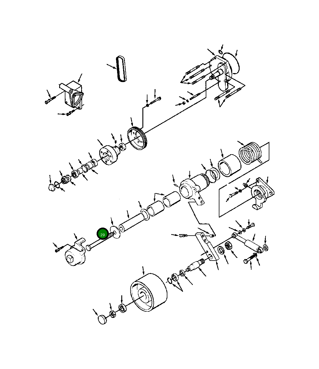 Болт (5/8 - 11x6 1/2 INCH) 1238 006 H1 Komatsu