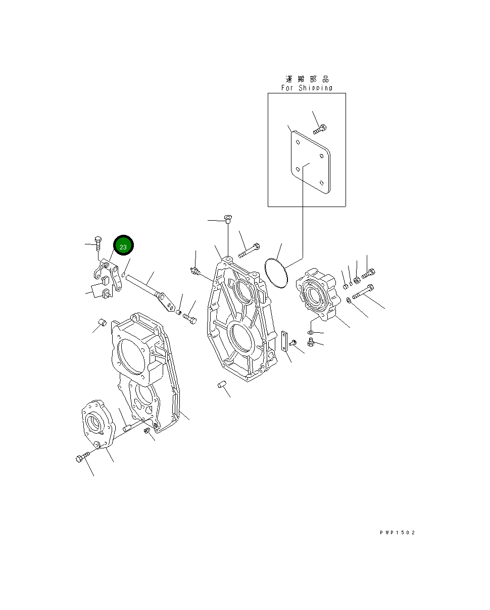 Вилка 20E-14-K1790 Komatsu