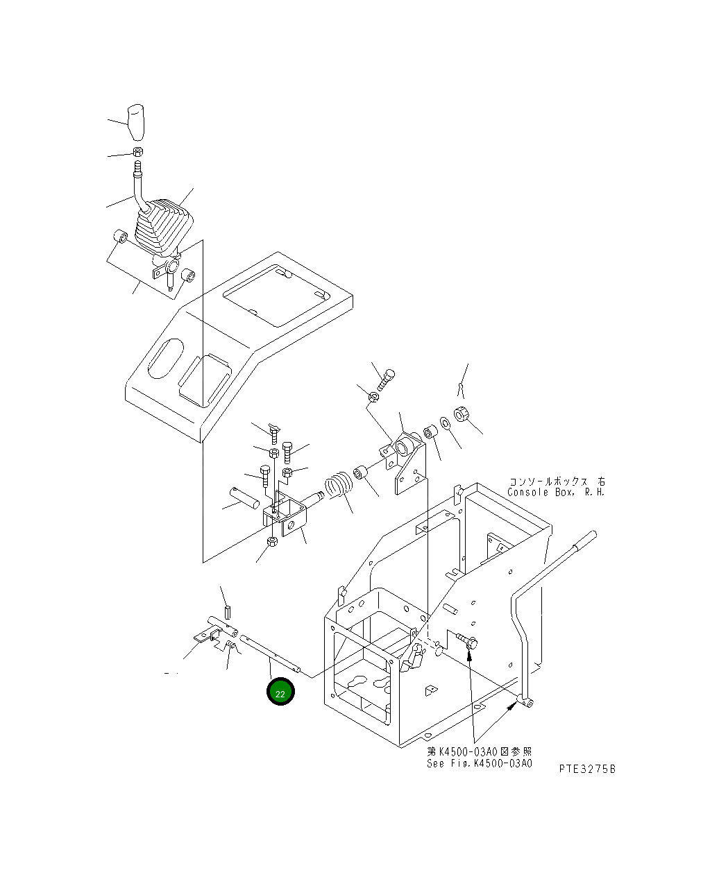 Вал 417-43-28240 Komatsu