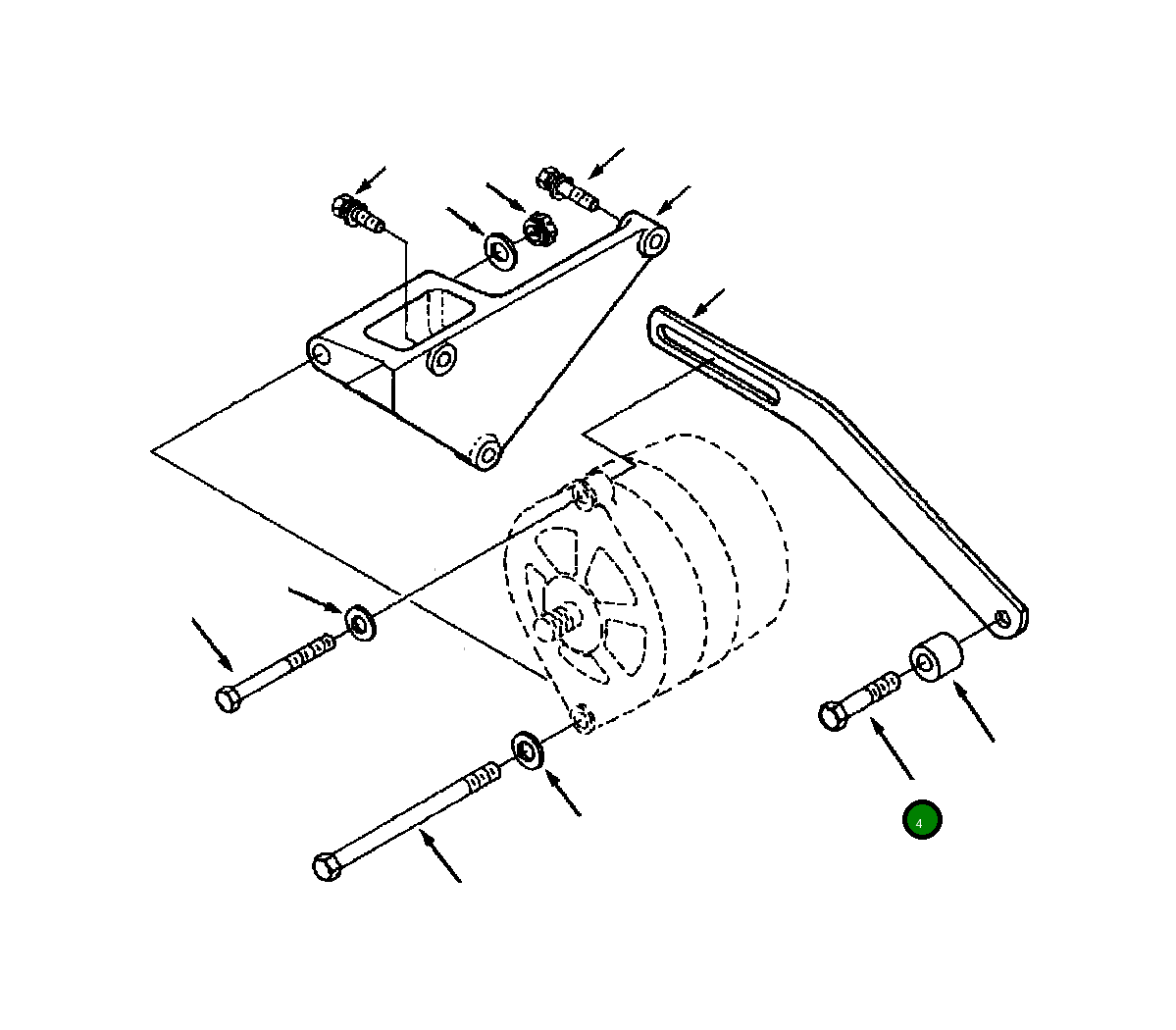 Болт (1/2 - 13x2 1/4 INCH) 1241 752 H1 Komatsu