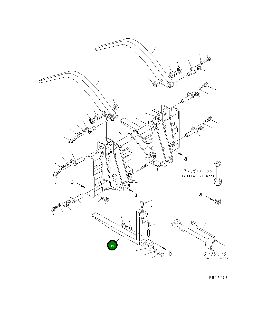 Вилка 417-884-1120 Komatsu