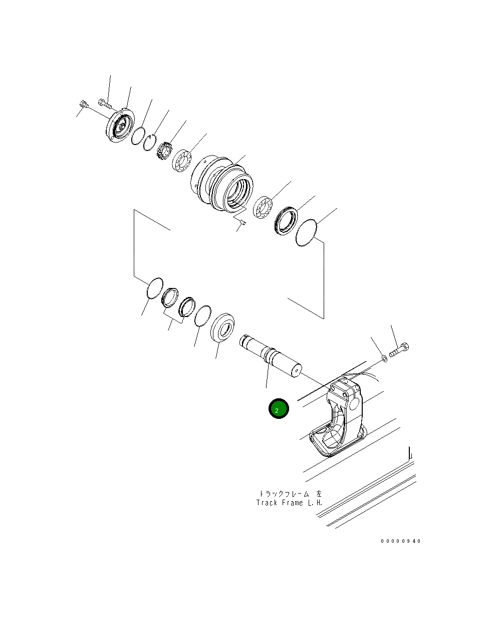 Вал 154-30-74360 Komatsu