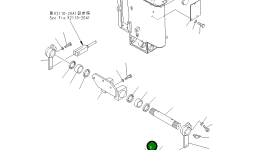 Вилка 176-43-42310 Komatsu