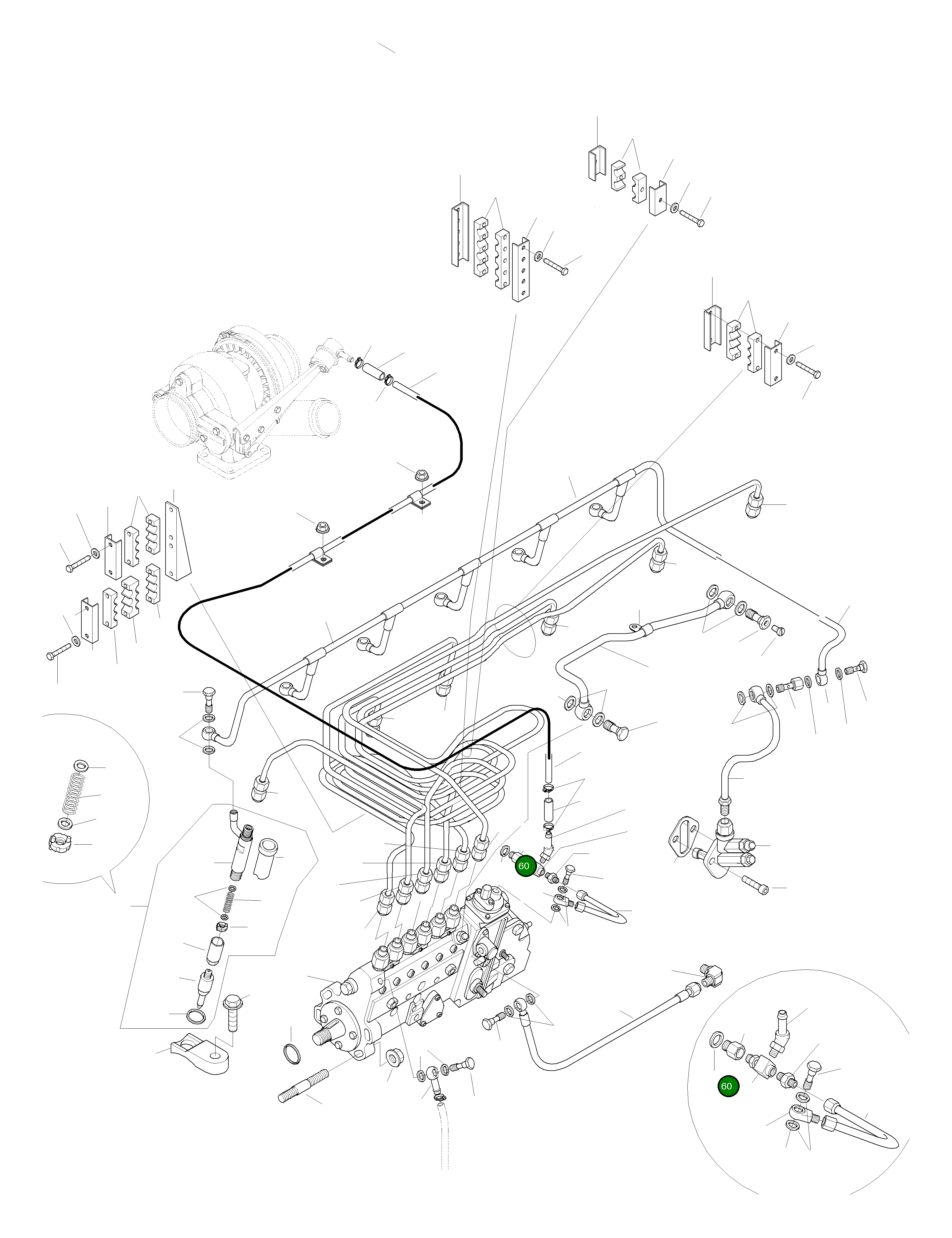 Банджо-фитинг CU3919644 Komatsu