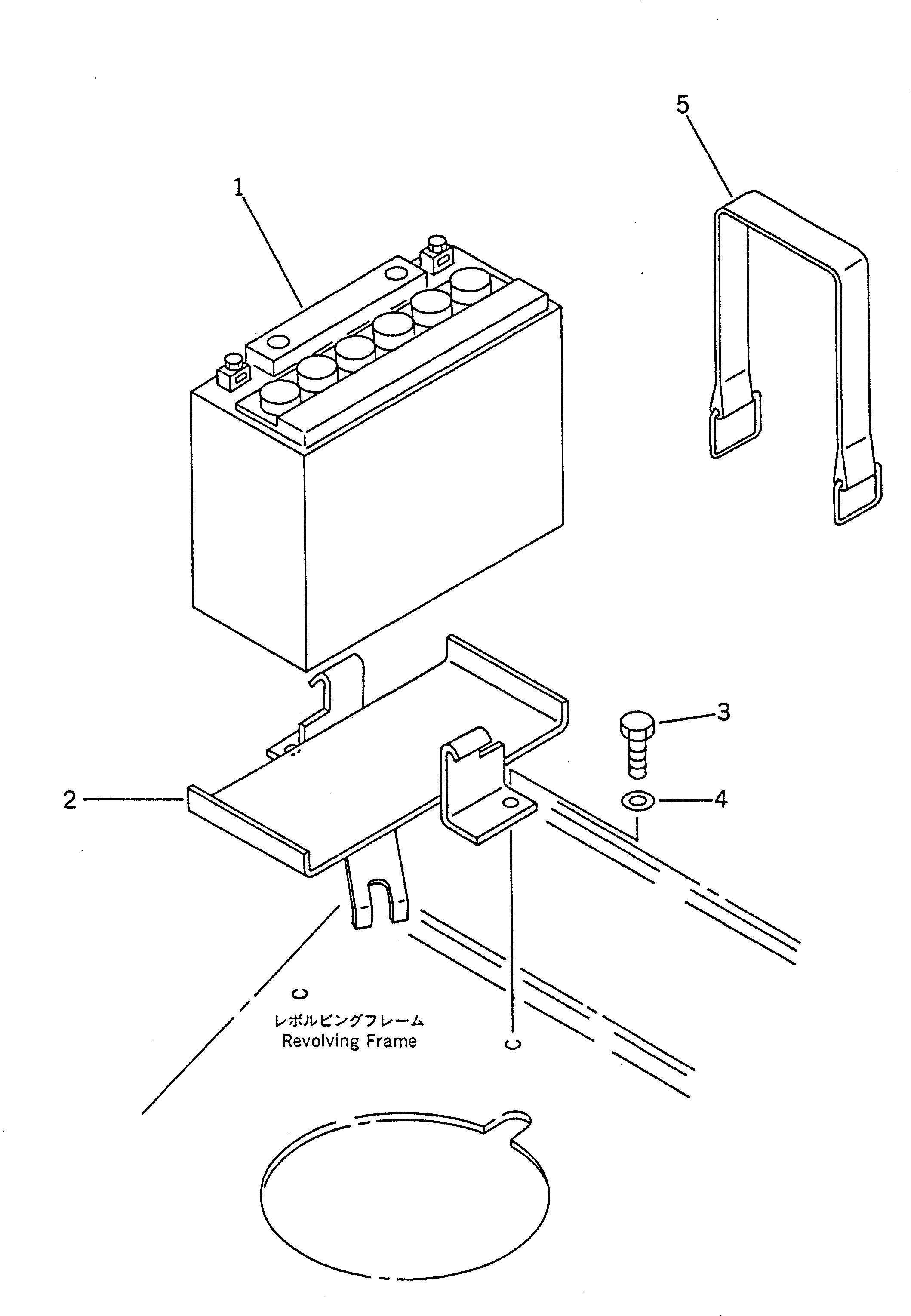 Аккумулятор,12V 18AH 21A-06-11510 Komatsu