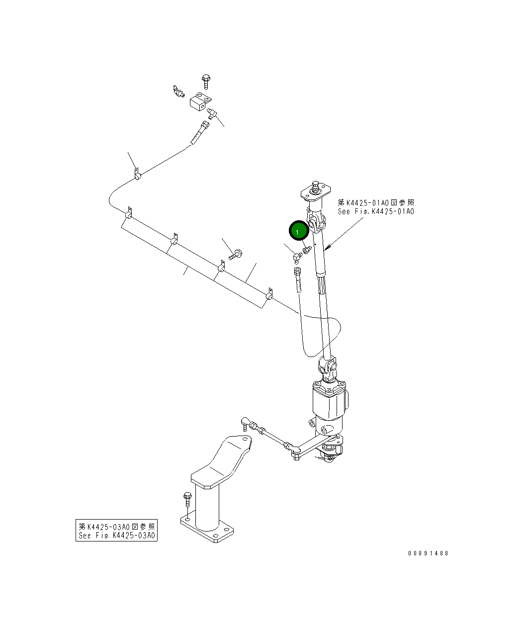 Адаптер 42C-S33-1820 Komatsu