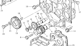 Вал PK3271H004 Komatsu
