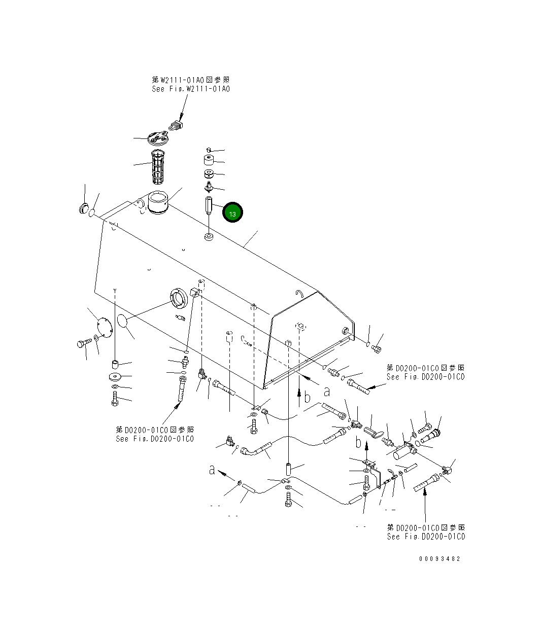 Адаптер 154-04-72220 Komatsu