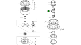 Вал 105-00011 Komatsu
