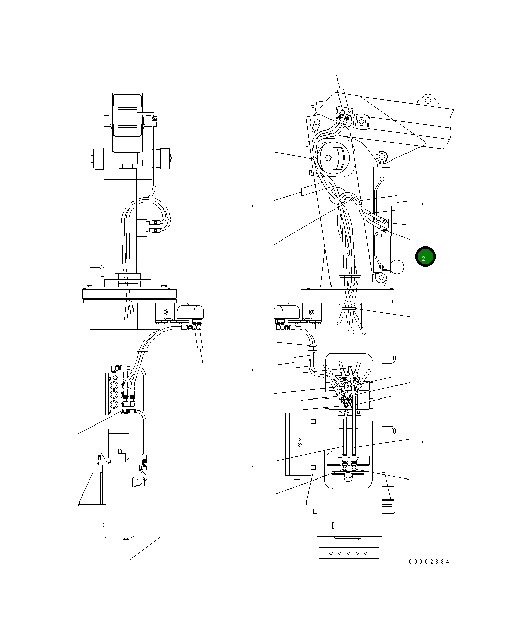 Адаптер MH358-4478800 Komatsu