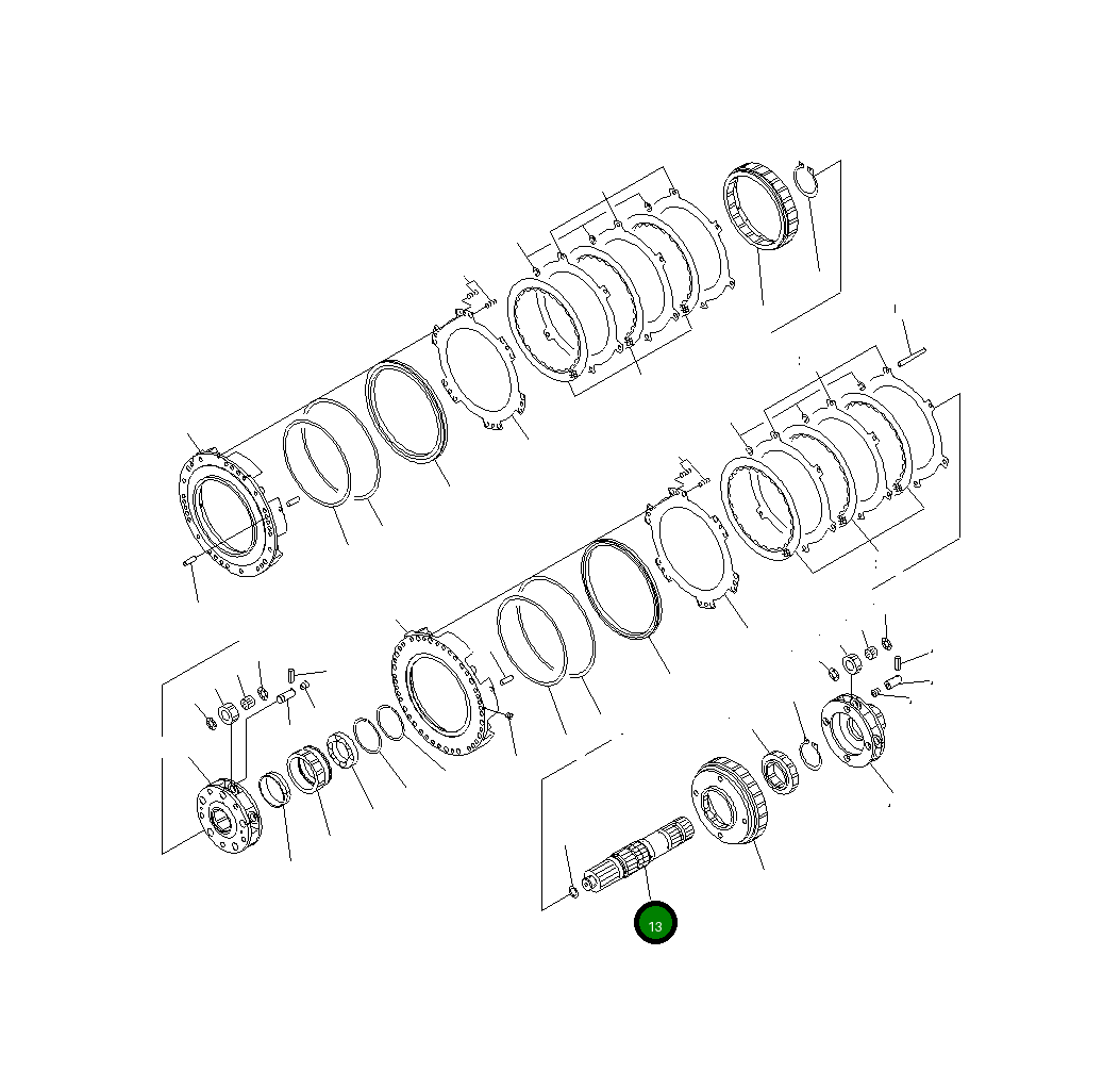 Вал 426-15-42121 Komatsu