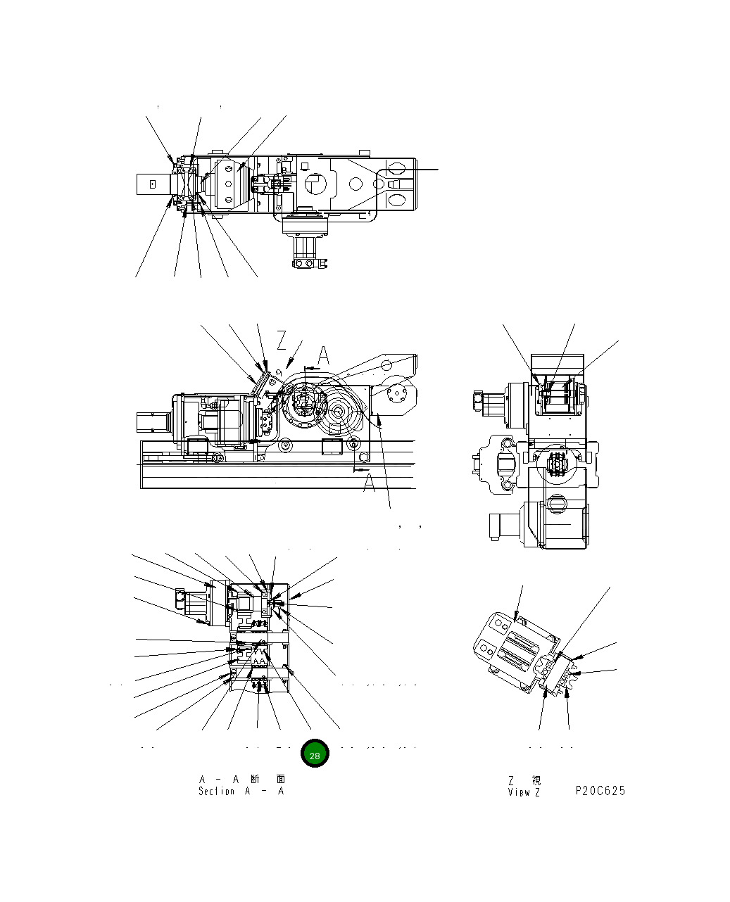 Ведущая звезда 8210-72-1440 Komatsu