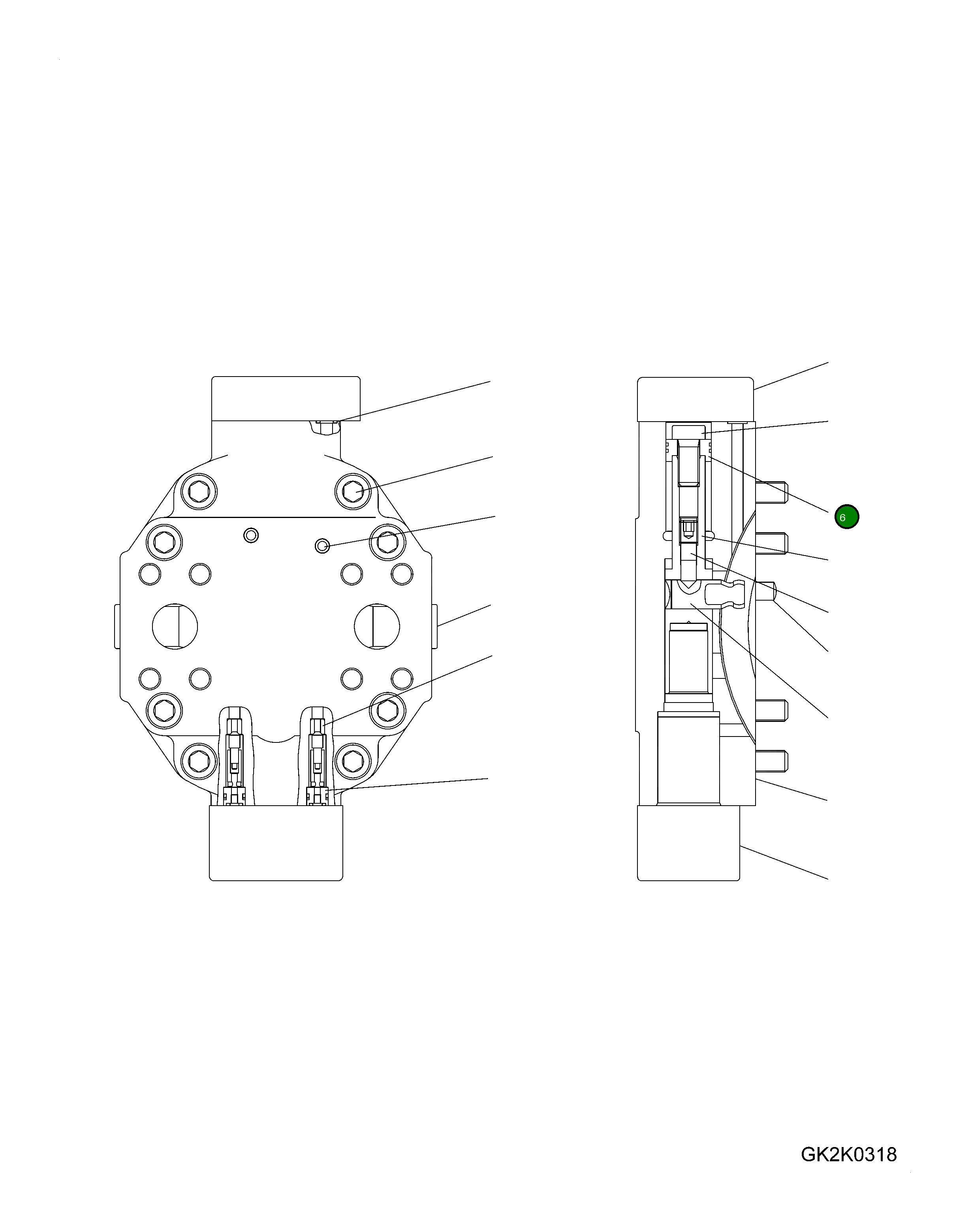 Барабан 419-18-H0P14 Komatsu