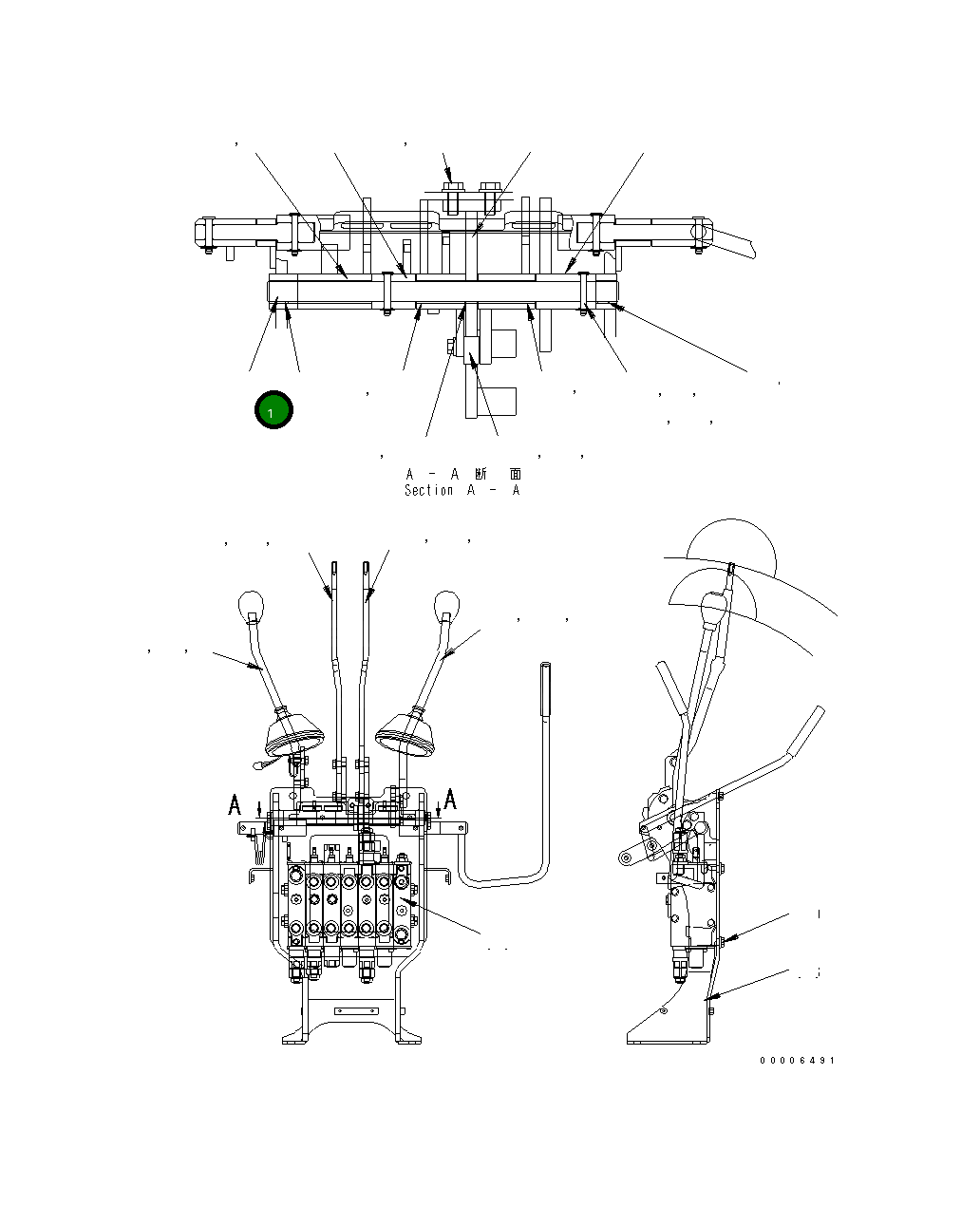 Вал 10P-43-11111 Komatsu