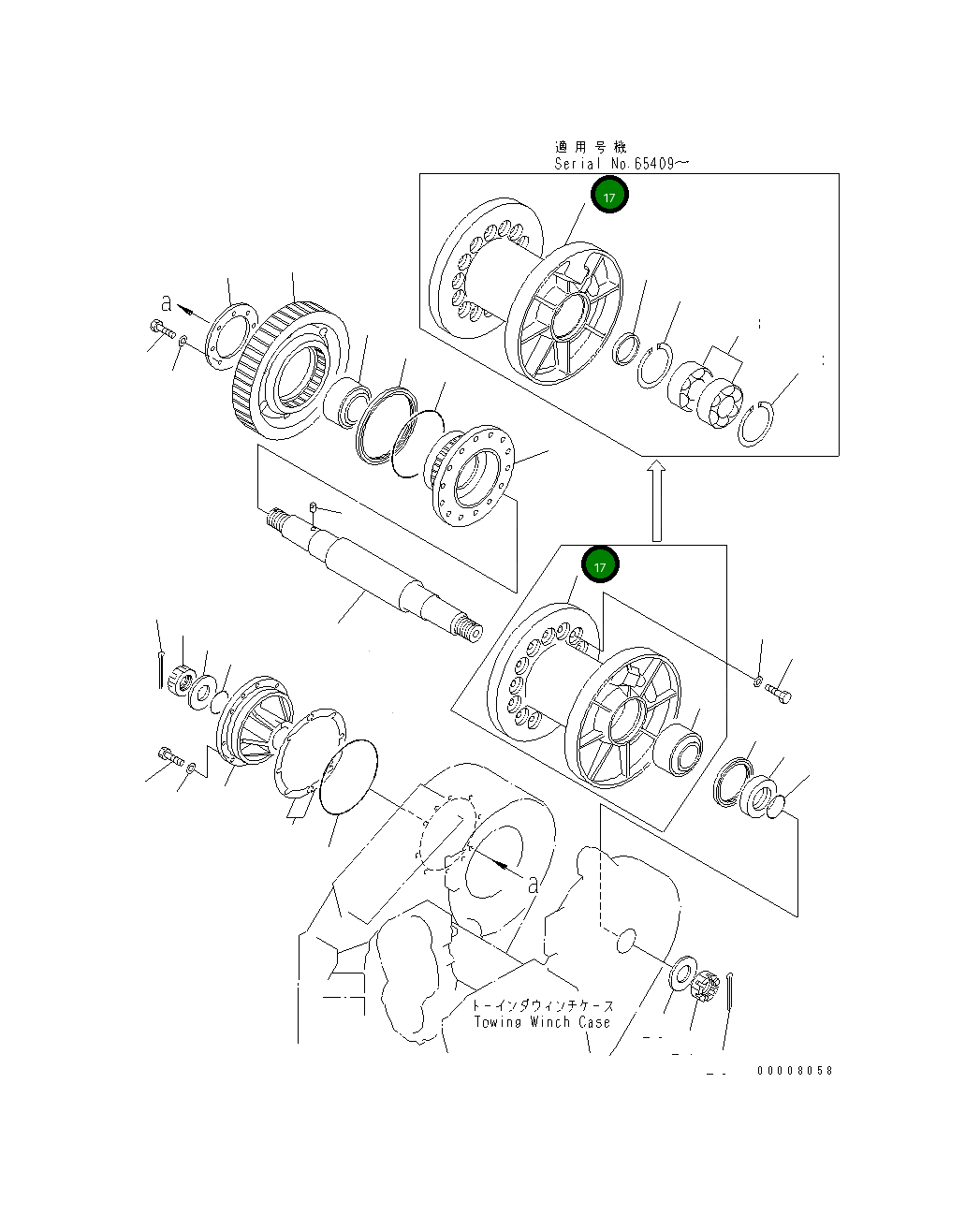 Барабан 134-960-1860 Komatsu