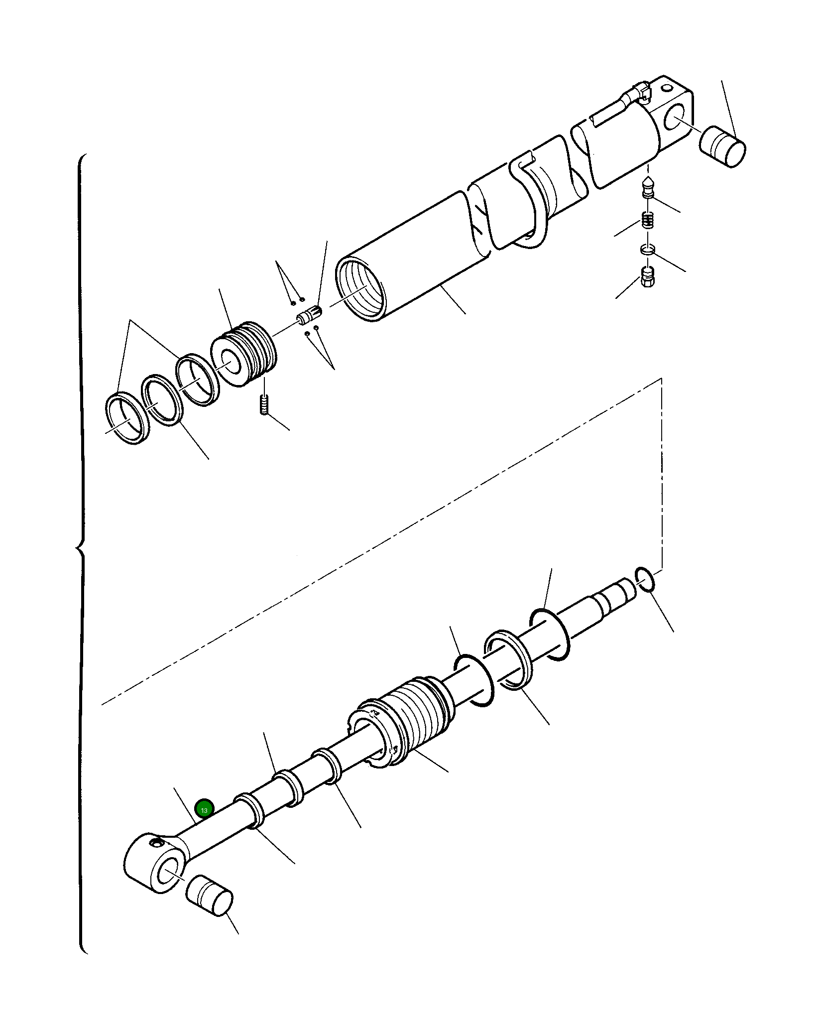 Вал 395184012 Komatsu