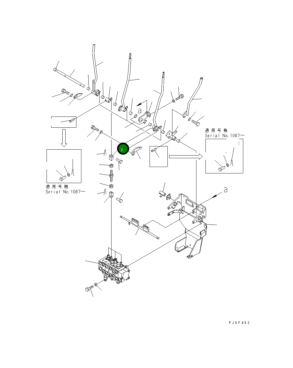 Вилка 10B-43-11330 Komatsu
