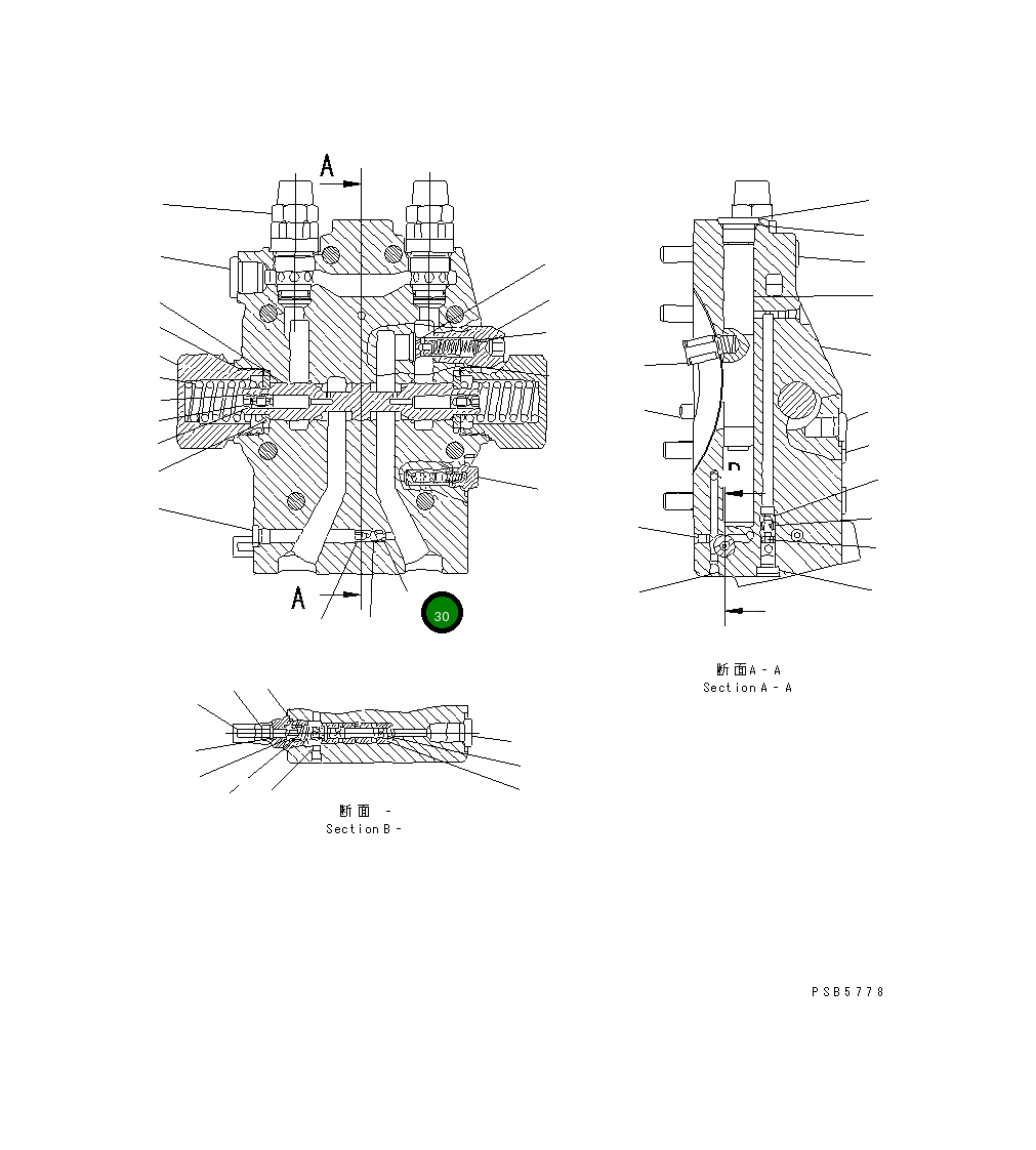 Втулка 21P-60-K2130 Komatsu