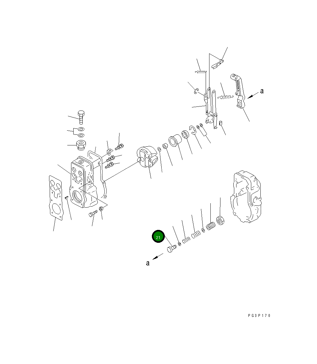 Адаптер ND090919-0341 Komatsu