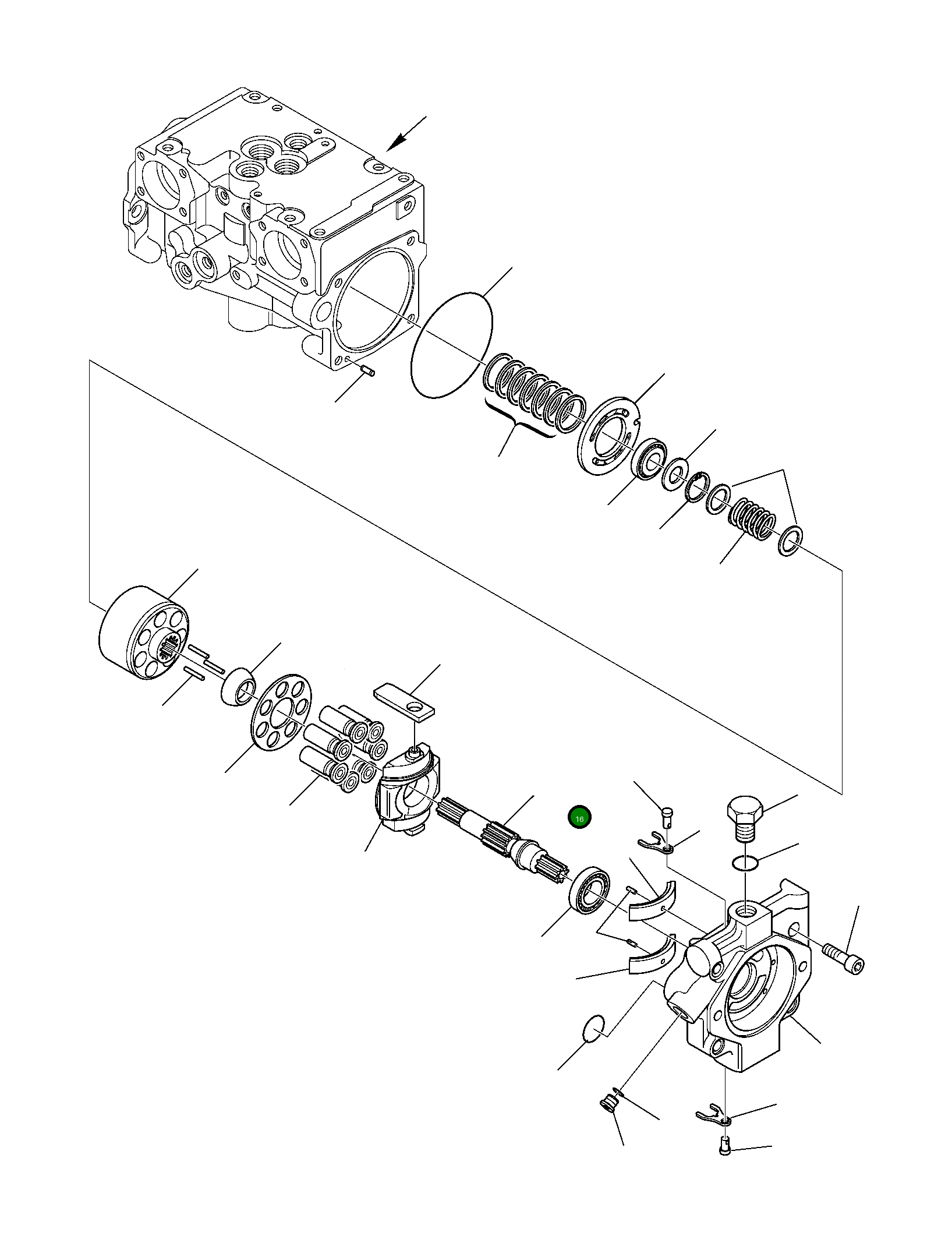 Вал 720-2T-12120 Komatsu