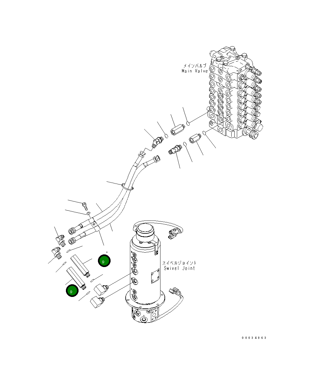 Адаптер 20E-62-21530 Komatsu